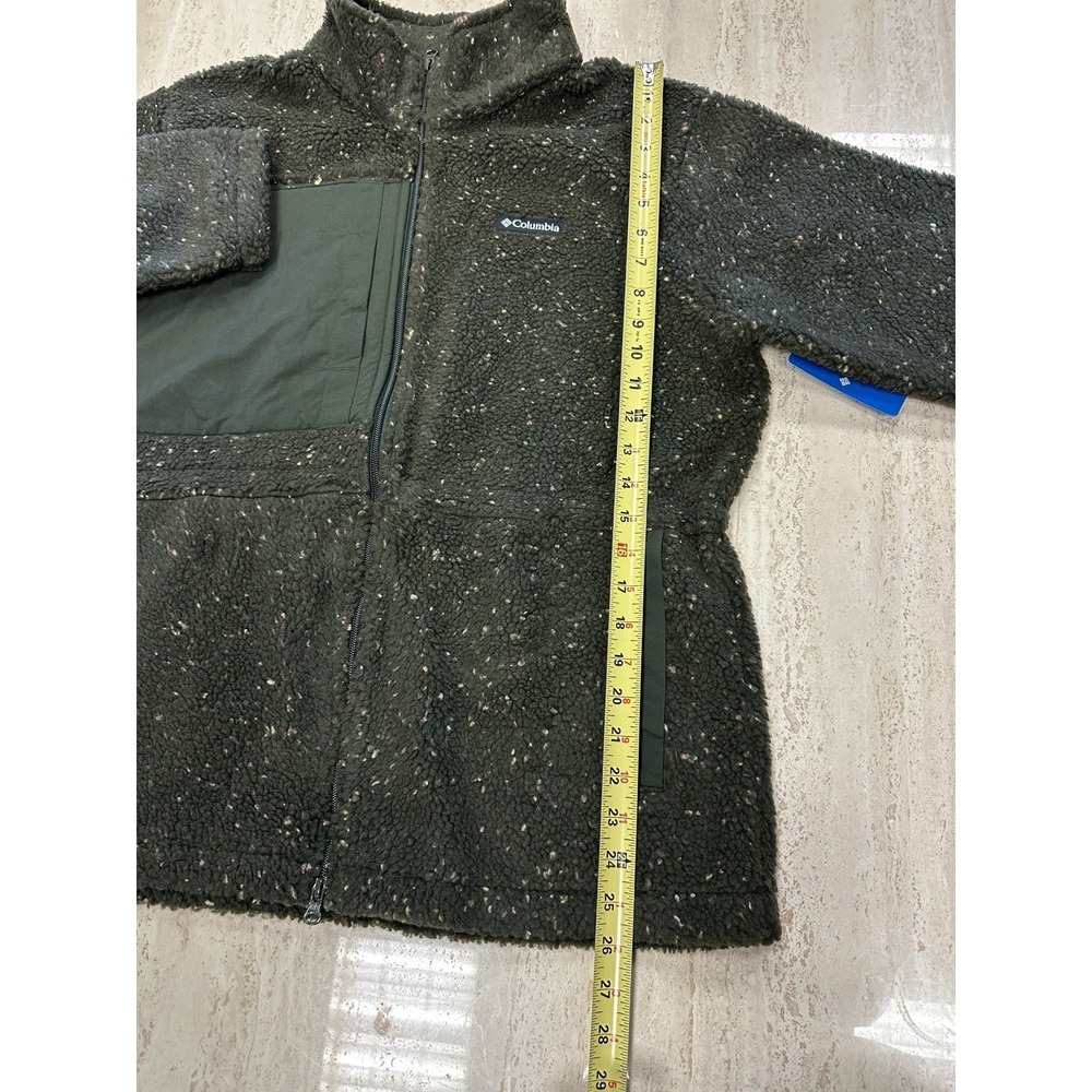 Columbia Stellar Path Fleece Jacket Women's Large Greenscape Full Zip NWT - Picture 9 of 16